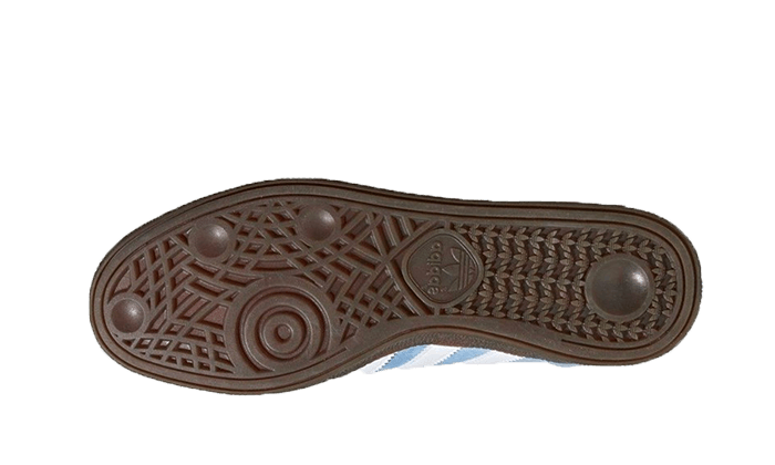 Semelle brune à plots et motif strié de l'adidas Handball Spezial