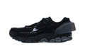 Nike Zoom Vomero 5 A Cold Wall noire vue de profil, semelle grise