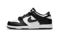 Nike Dunk Low Panda noire et blanche vue de profil