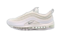 Nike Air Max 97 blanche vue de profil, Swoosh gris clair