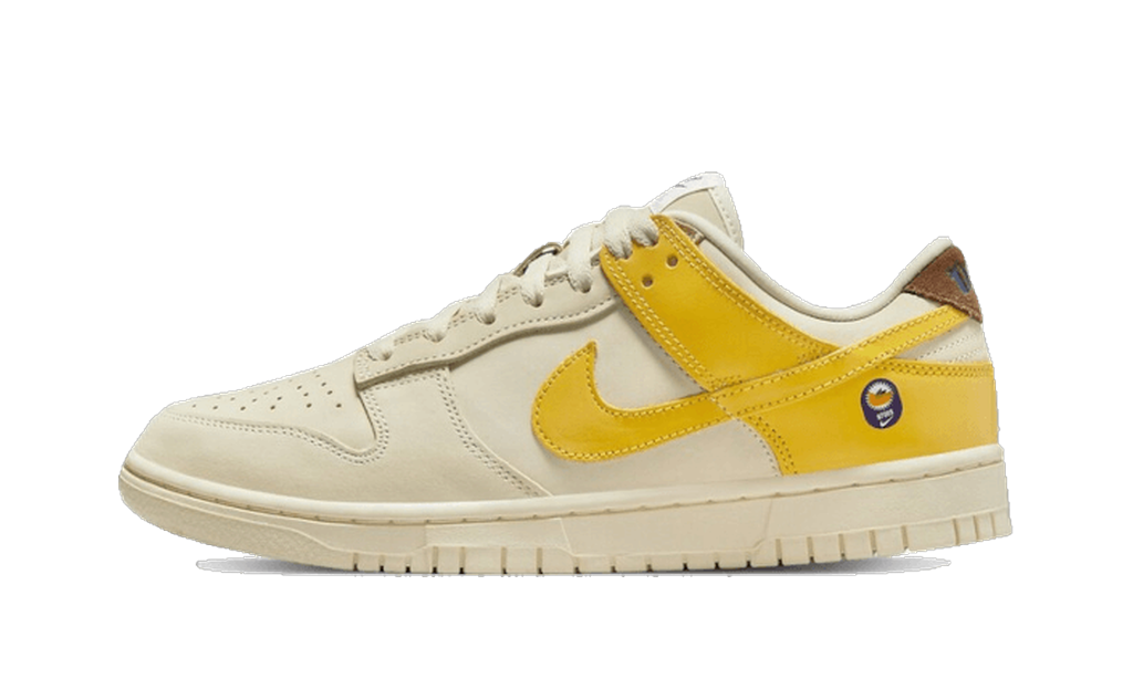 Nike Dunk Low LX Banana crème et jaune, vue de profil