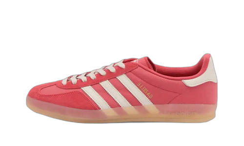 adidas Gazelle Indoor Crew Red Alumina rouge corail, vue de profil