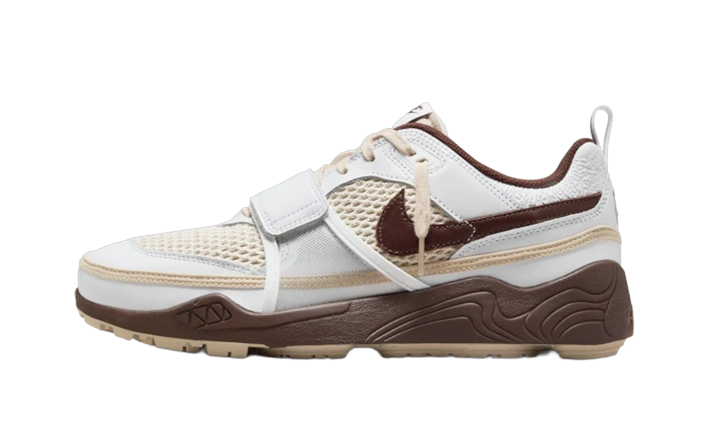 Nike Zoom Field Jaxx Light Chocolate vue de profil, blanc, beige et marron