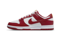Nike Dunk Low USC rouge et blanche vue de profil
