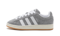 adidas Campus 00s grise, vue de profil avec trois bandes blanches
