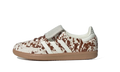 adidas Samba LT motif vache marron et blanc, vue de profil