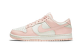 Nike Dunk Low Orange Pearl rose pâle et crème, vue de profil