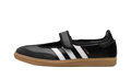 adidas Samba Jane noire vue de profil avec bride et semelle gum